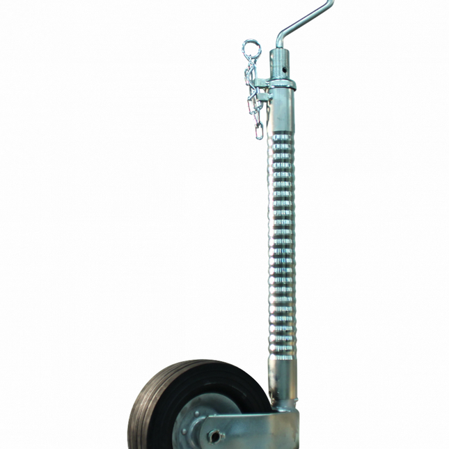 Knott Ifor Williams Stützrad - 48 mm - gerippt - 250 kg - Stahlfelge