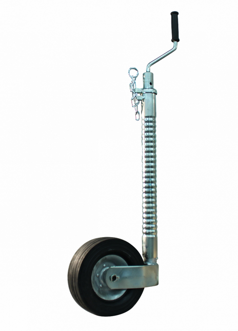 Knott Ifor Williams Stützrad - 48 mm - gerippt - 250 kg - Stahlfelge