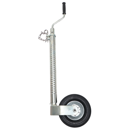 Knott Ifor Williams Stützrad - 48 mm - gerippt - Tragfähigkeit: 250 kg - Stahlfelge