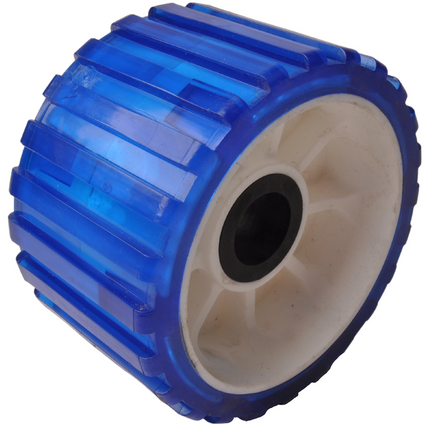 Knott Kielrolle blau - 128x75 mm - 22 mm Nabendurchmesser