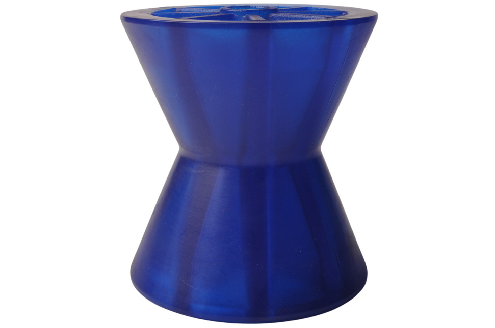 Knott Kielrolle blau - 95x87 mm - Nabendurchmesser 14,5 mm