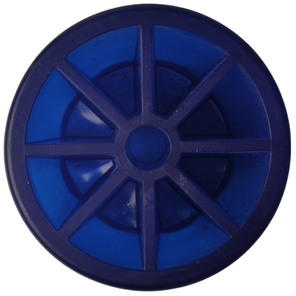 Knott Kielrolle blau - 97x89 mm - Nabendurchmesser 14,3 mm