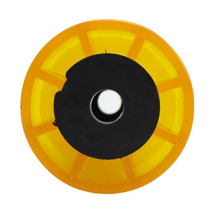 Knott Kielrolle gelb - 194x61 mm - Nabendurchmesser 17 mm