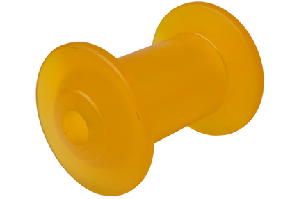 Knott Kielrolle gelb - 98x68,5 mm - Nabendurchmesser 16 mm