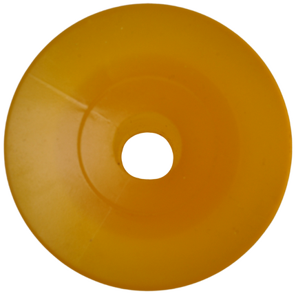 Knott Kielrolle gelb - 98x68,5 mm - Nabendurchmesser 16 mm