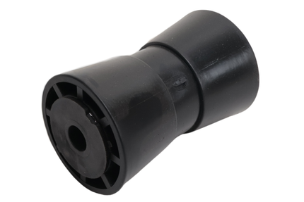 Knott Kielrolle schwarz - 133x58,5 mm - Nabendurchmesser 17 mm