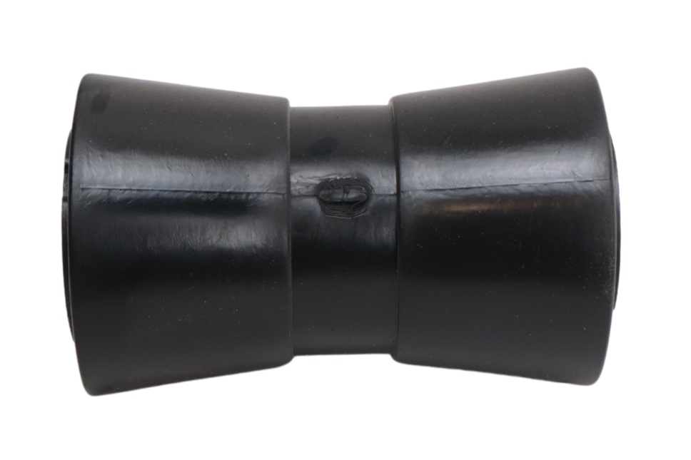Knott Kielrolle schwarz - 133x58,5 mm - Nabendurchmesser 17 mm