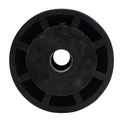 Knott Kielrolle schwarz - 133x58,5 mm - Nabendurchmesser 17 mm
