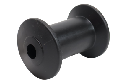Knott Kielrolle schwarz - 98x68,5 mm - Nabendurchmesser 16 mm