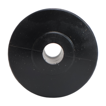 Knott Kielrolle schwarz - 98x68,5 mm - Nabendurchmesser 16 mm