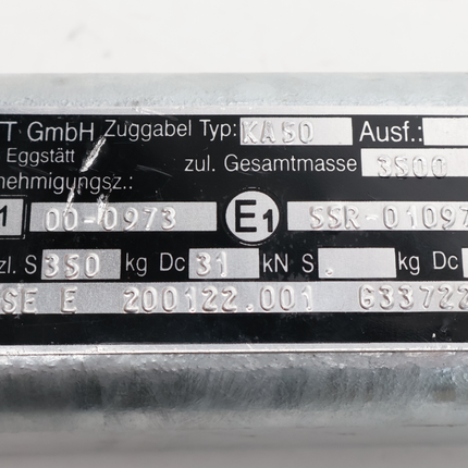 Knott Knott Adapterplatte - Hartmaß 166 mm - Höhe 50 mm