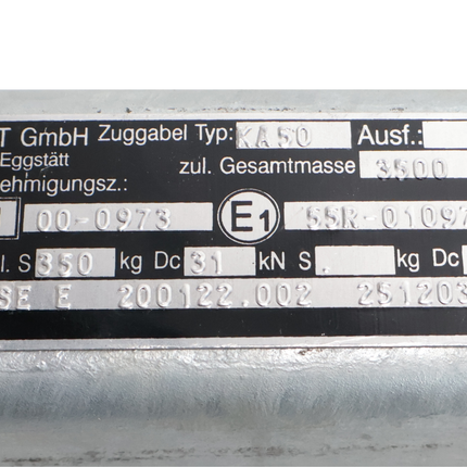 Knott Knott Adapterplatte - Lochkreis 166/207 mm - Höhe 50 mm