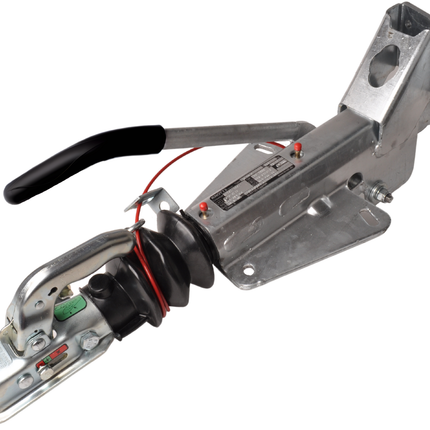 Knott Knott Auflaufeinrichtung für Anhänger - KF13-C mechanisch - maximale Anhängelast: 1300 kg - V-Deichselanschluss - inkl. Stützrad-Konsole