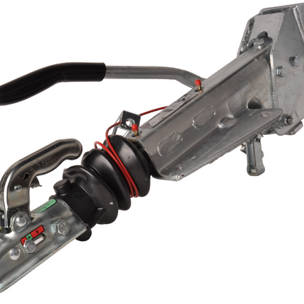 Knott Knott Auflaufeinrichtung für Anhänger - KF20 - maximale Anhängelast: 2000 kg - V-Deichselanschluss - inkl. Stützrad-Konsole