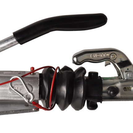 Knott Knott Auflaufeinrichtung für Anhänger - KF20 - maximale Anhängelast: 2000 kg - V-Deichselanschluss - inkl. Stützrad-Konsole