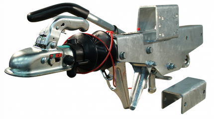 Knott Knott Auflaufeinrichtung für Anhänger - KRV13-C GF - maximale Anhängelast: 1400 kg -  Vierkantrohr anschluss: 60& 70 mm - inkl. Stützrad-Konsole