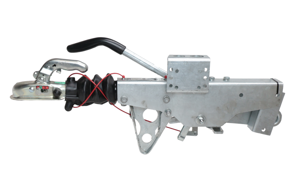 Knott Knott Auflaufeinrichtung für Anhänger - KRV13-C GF - maximale Anhängelast: 1400 kg -  Vierkantrohr anschluss: 60& 70 mm - inkl. Stützrad-Konsole