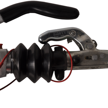 Knott Knott Auflaufeinrichtung für Anhänger - KRV20A - maximale Anhängelast: 2000kg - Vierkantrohr anschluss: 100 mm - inkl. Stützrad-Konsole