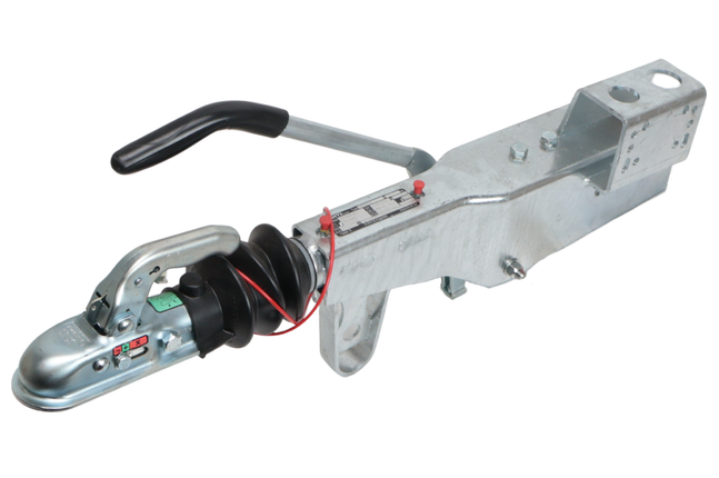 Knott Knott Auflaufeinrichtung für Anhänger - KRV20A - maximale Anhängelast: 2000kg - Vierkantrohr anschluss: 100 mm - inkl. Stützrad-Konsole