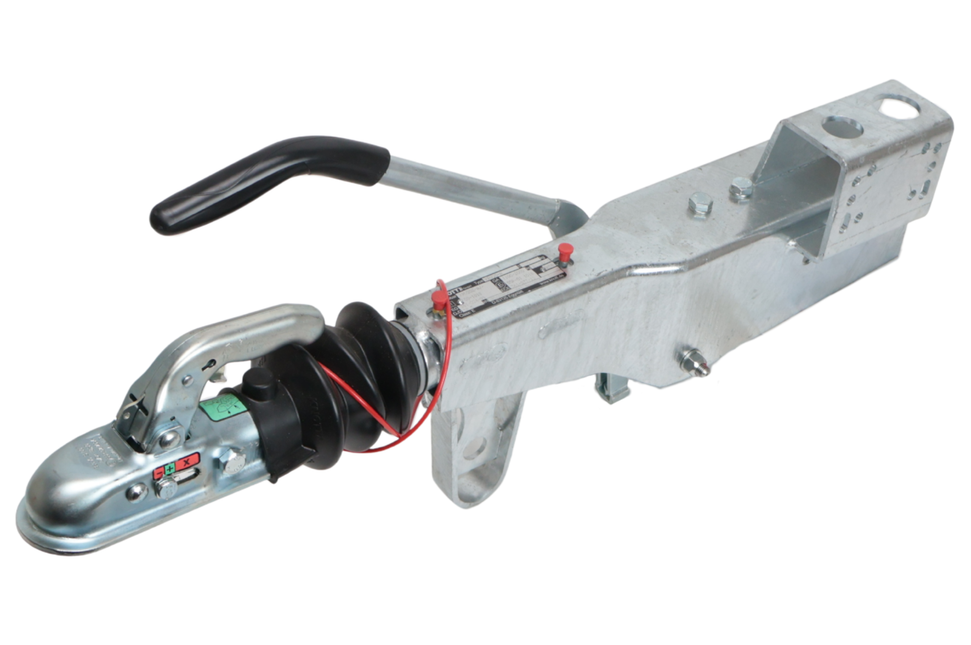 Knott Knott Auflaufeinrichtung für Anhänger - KRV20A - maximale Anhängelast: 2000kg - Vierkantrohr anschluss: 100 mm - inkl. Stützrad-Konsole