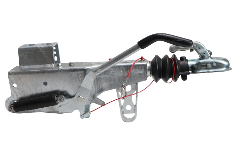 Knott Knott Auflaufeinrichtung für Anhänger - KRV20A - maximale Anhängelast: 2000kg - Vierkantrohr anschluss: 100 mm - inkl. Stützrad-Konsole