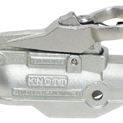 Knott Knott AV50 - rund 50 mm - 2700 kg - gebremste Kugelkupplung - inkl. eingebautem Schloss