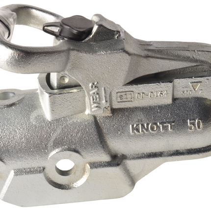Knott Knott AV50 - rund 60 mm - 3500 kg - gebremste Kugelkupplung mit integriertem Schloss