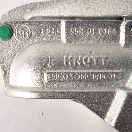 Knott Knott AV50 - rund 60 mm - 3500 kg - gebremste Kugelkupplung mit integriertem Schloss