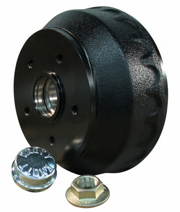 Knott Knott Bremstrommel - 200x50 mm - 5x112 - inklusive Kompaktlager, Flanschmutter und Nabenkappe