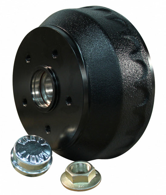 Knott Knott Bremstrommel - 200x50 mm - 5x112 - inklusive Kompaktlager, Flanschmutter und Nabenkappe