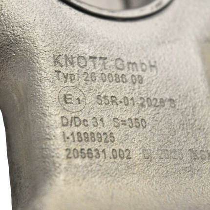 Knott Knott KFG30 – DIN-Öse/Zugöse – rund 50 mm – 3000 kg