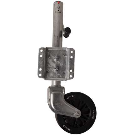 Knott Schwenkbares Stützrad - 60 mm - Tragfähigkeit: 150 kg - Seitenkurbel