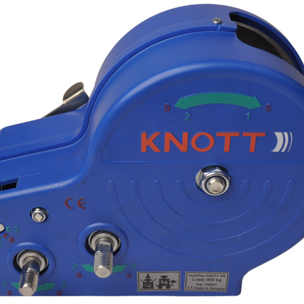Knott Ungebremste Handwinde - 900/450 kg - inklusive Windengurt und Lasthaken - 2 Geschwindigkeiten