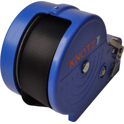 Knott Ungebremste Handwinde - 900/450 kg - inklusive Windengurt und Lasthaken - 2 Geschwindigkeiten