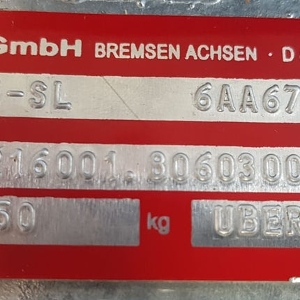 Knott Ungebremste Radnabe mit Achsstummel - 4x100 - maximale Belastung 250 kg - rechts