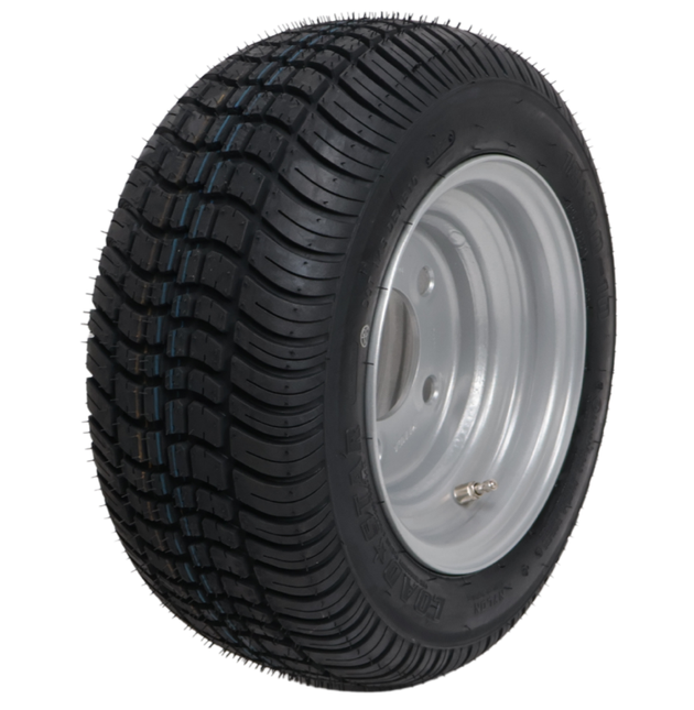 Load Star Komplettrad Anhänger - 18x8.00-10 | 195/50B10 - Lochkreis: 5x140 - Tragfähigkeit: 750 kg - Nabendurchmesser: 94 mm - 10PR
