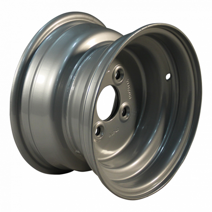 Novio Anhänger Felge 10 Zoll - 6.00Ix10H2 - Lochkreis: 4x100 - Tragfähigkeit: 750 kg - Nabendurchmesser: 60 mm - ET-4