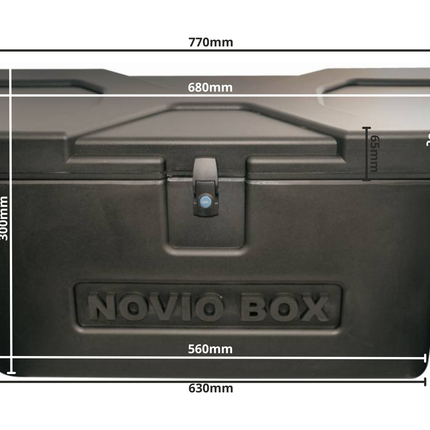Novio Novio Staubox mit integriertem Schloss - 770x355x370 mm