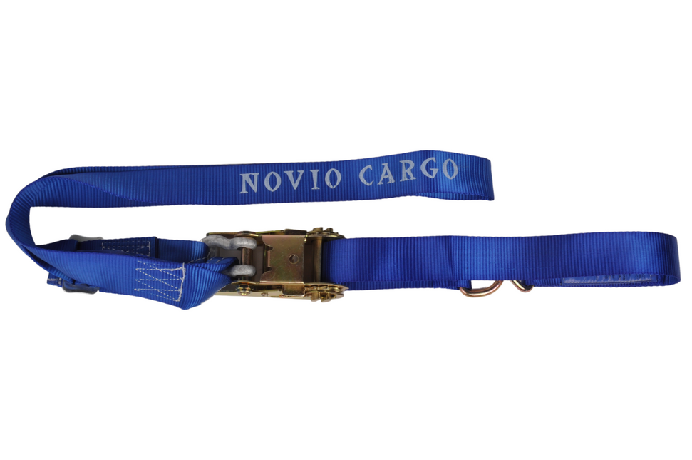 Novio Spanngurt für Autotransport - 200x5 cm - Bruchlast 5000 kg - Y-Modell