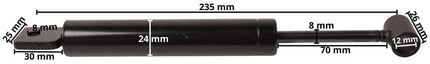 Peitz Auflaufdämpfer PAV/ SR2.7 Version M Länge 235mm