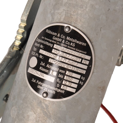 Peitz Peitz Auflaufeinrichtung für Anhänger - Typ PAV/SR1.3 - maximale Anhängelast: 1300 kg - kurzer Hub