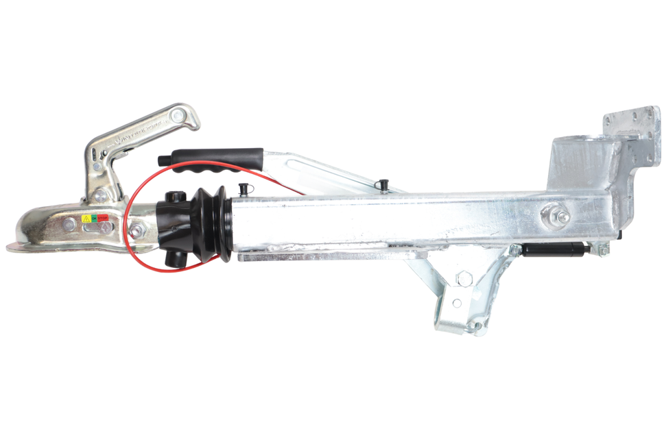 Peitz Peitz/WAP Auflaufeinrichtung für Anhänger - maximale Anhängelast: 1500 kg - inkl. Stützrad-Konsole