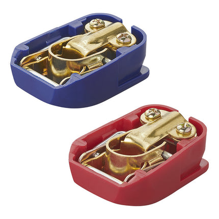 ProPlus Batterieklemmen (+) und (-) mit Schnellanschluss - 12-24V