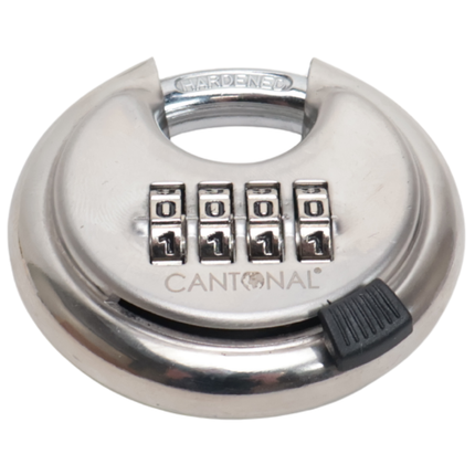 ProPlus Diskusschloss (70mm) mit Zahlenkombination.