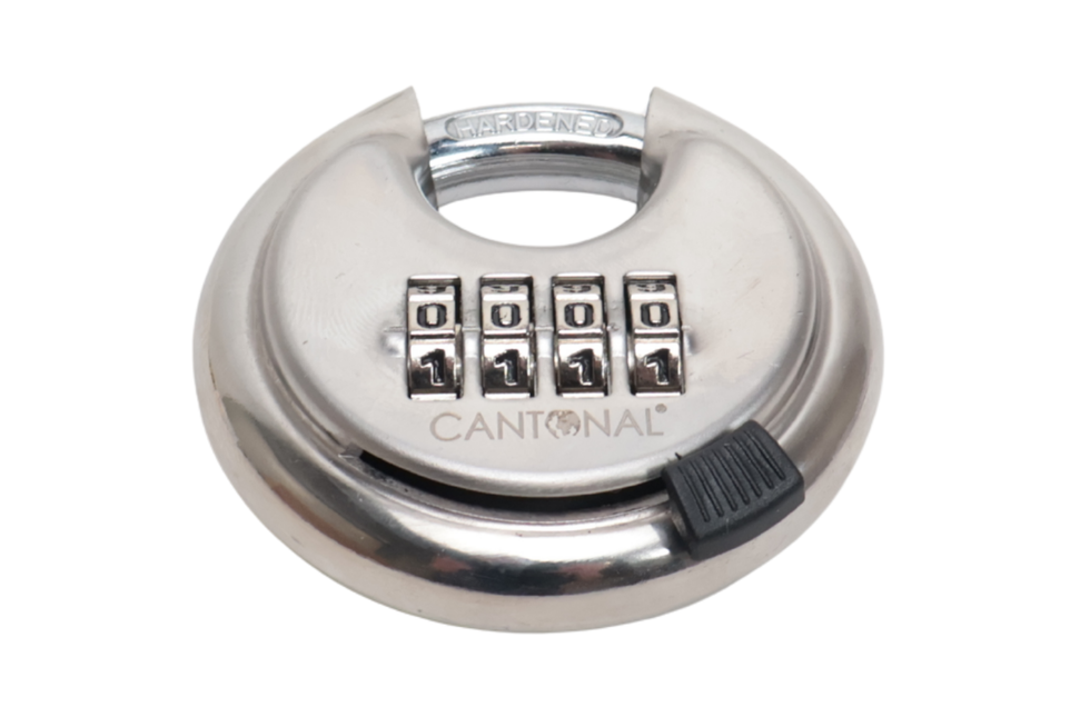 ProPlus Diskusschloss (70mm) mit Zahlenkombination.