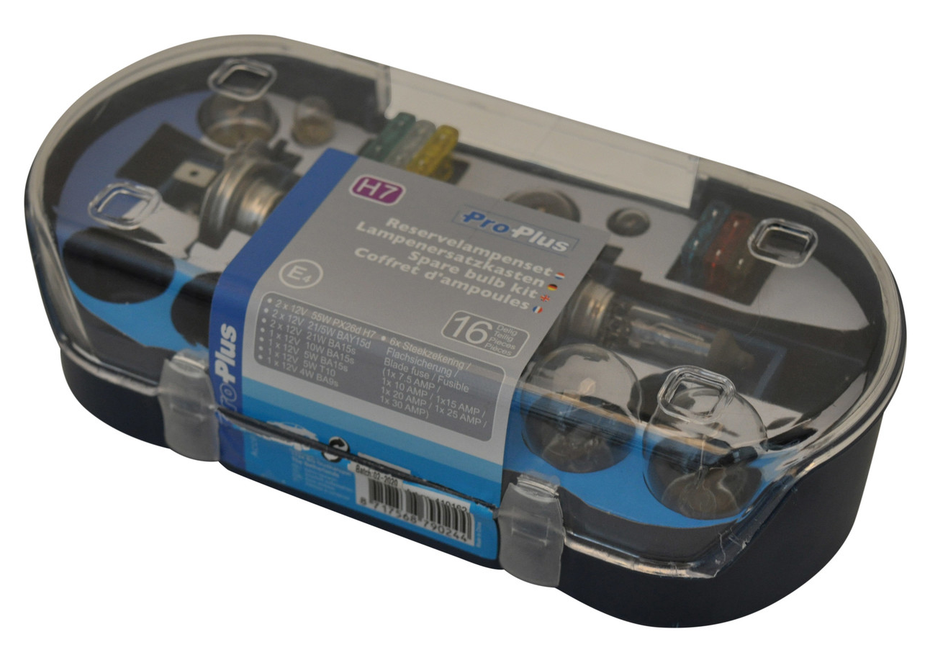 ProPlus Ersatzlampen-Set H7 (16-teilig)