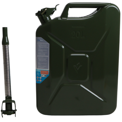 ProPlus Metallkanister - 20 Liter - ideal für die Lagerung von Kraftstoff auf z.B. Booten