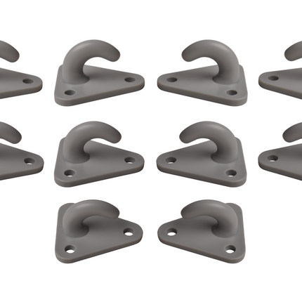 ProPlus Planenhaken Kunststoff 45x39 mm - 10 Stück