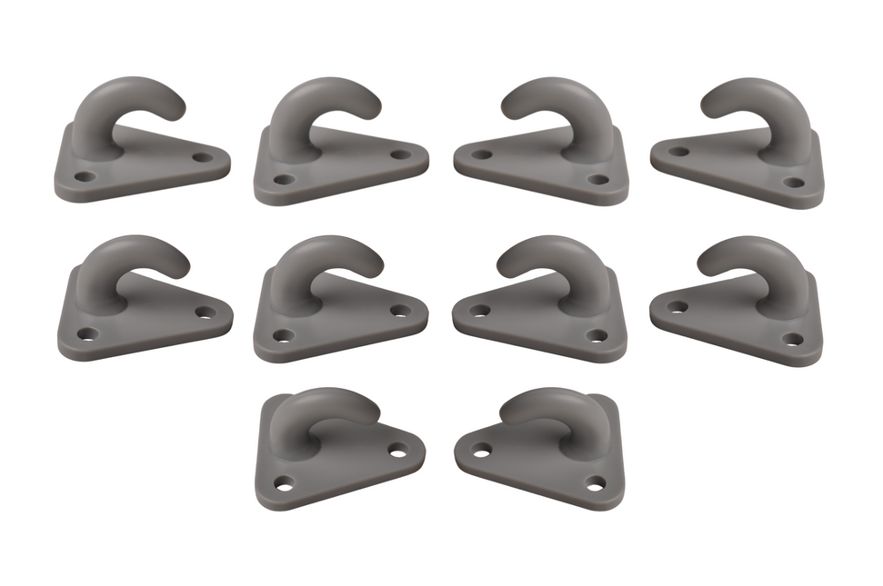 ProPlus Planenhaken Kunststoff 45x39 mm - 10 Stück