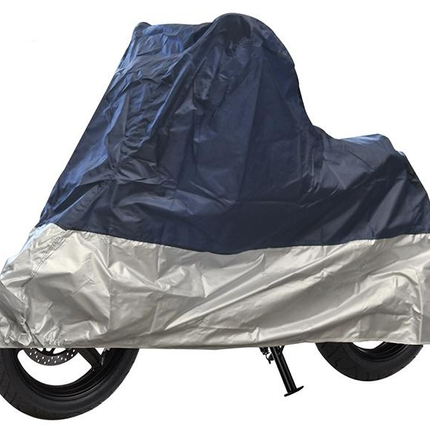 ProPlus ProPlus Motorrad-/Rollerabdeckung XL - 246x104x127 cm - PEVA - blau/silber - PREMIUM